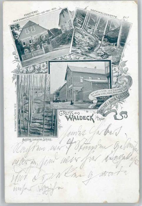 Waldeck Stadtroda Gasthof zum Alten Schloss Försterei