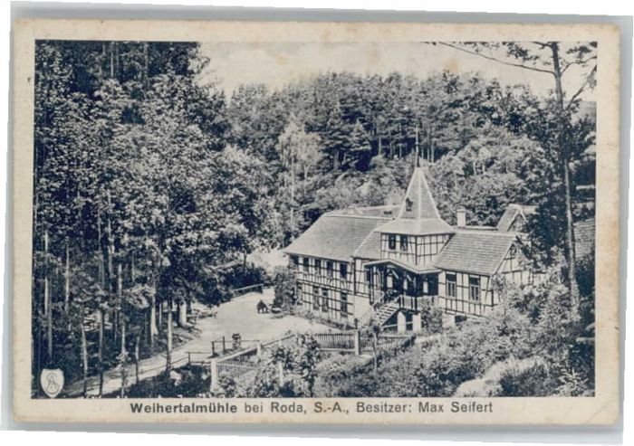 Stadtroda Thueringen Weihertalmuehle