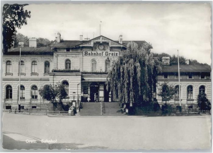 Greiz Thueringen Greiz Bahnhof
