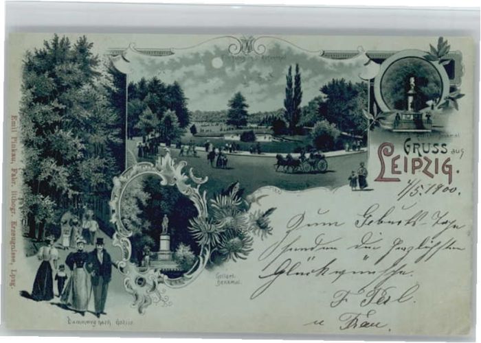 Leipzig Dammweg Gellert-Denkmal