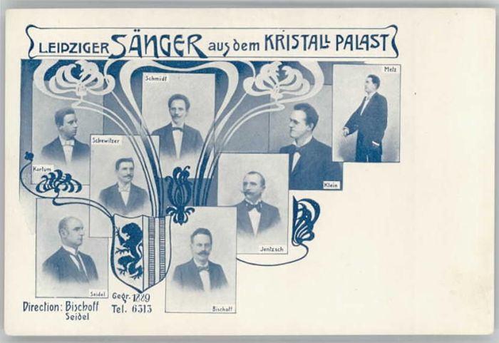 Leipzig Leipziger Sänger Kristall Palast