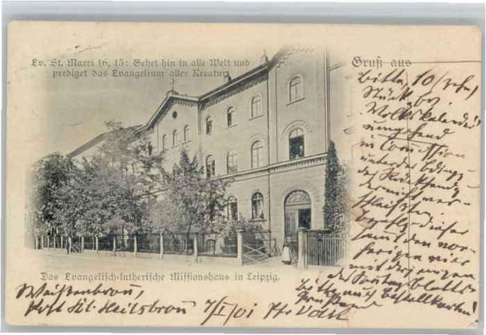 LEIPZIG Sachsen Evangelisch-lutherische Missionshaus