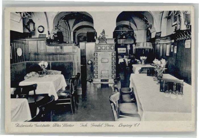 LEIPZIG Sachsen C1 Klostergasse Gaststaette Altes Kloster