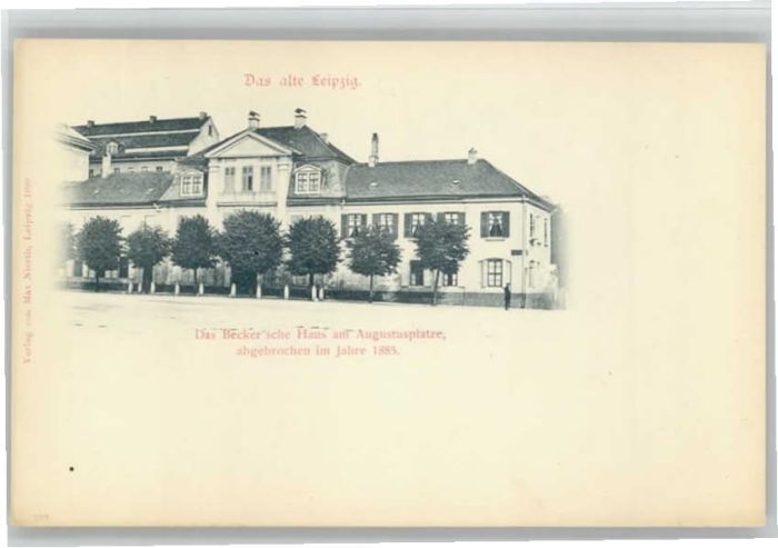 Leipzig Becker Haus Augustusplatz