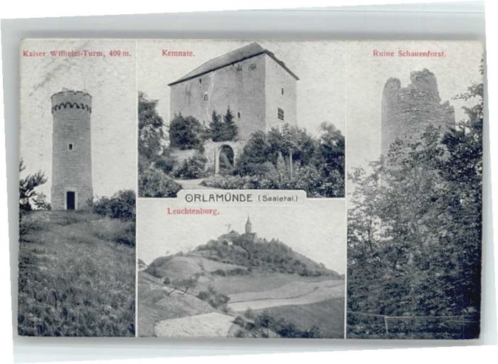 Orlamuende aiser Wilhelm-Turm Kamnate Leuchtenburg