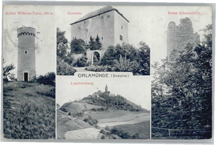 Orlamuende aiser Wilhelm-Turm Kamnate Leuchtenburg