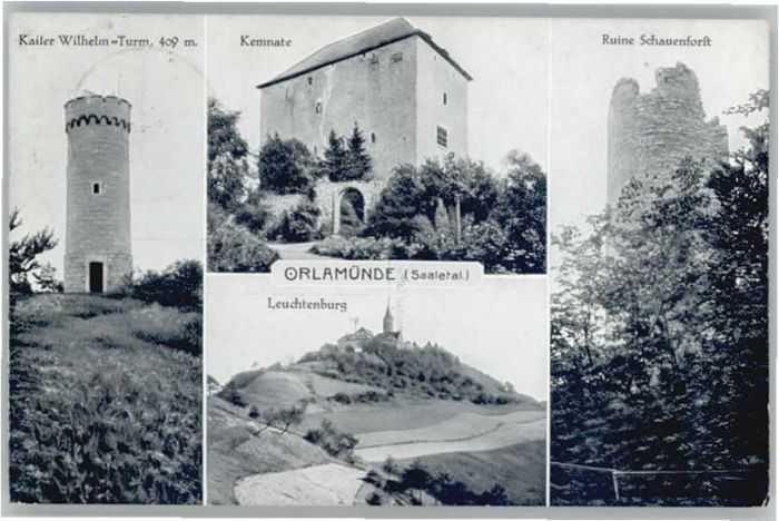 Orlamuende aiser Wilhelm-Turm Kamnate Leuchtenburg
