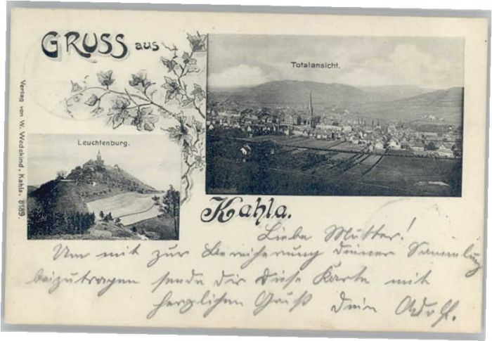 Kahla Thueringen euchtenburg