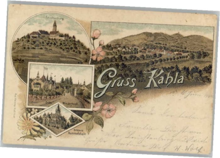 Kahla Thueringen chloss Hummelshain Fröhliche Wiederkunf