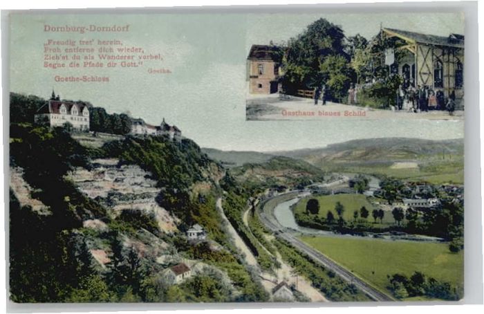 Dornburg Saale Dorndorf Gasthof zum blauen Schild