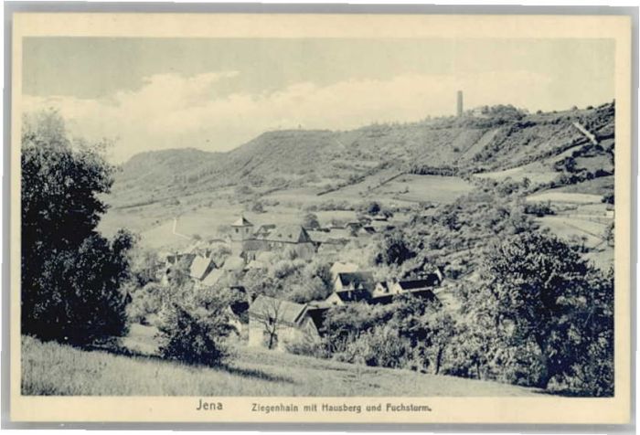 Jena Ziegenhain Hausberg Fuchsturm