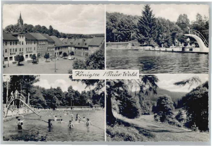 Koenigsee Thueringen Freibad Hotel zum Löwen