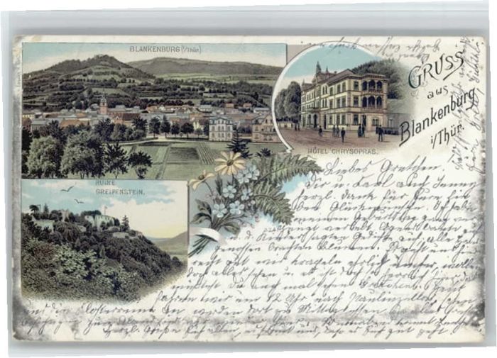 Bad Blankenburg Ruine Greifenstein Hotel Chrysopras