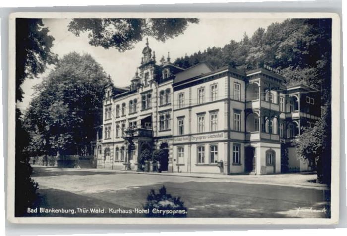 Bad Blankenburg Kurhaus Hotel Chrysopras