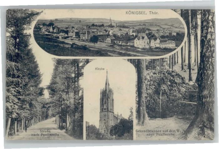 Koenigsee Thueringen Kirche Gesundbrunnen