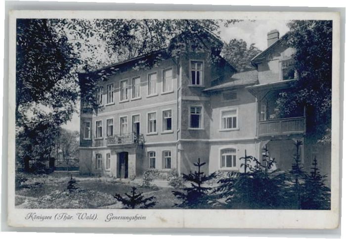 Koenigsee Thueringen Genesungsheim