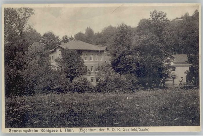 Koenigsee Thueringen Genesungsheim