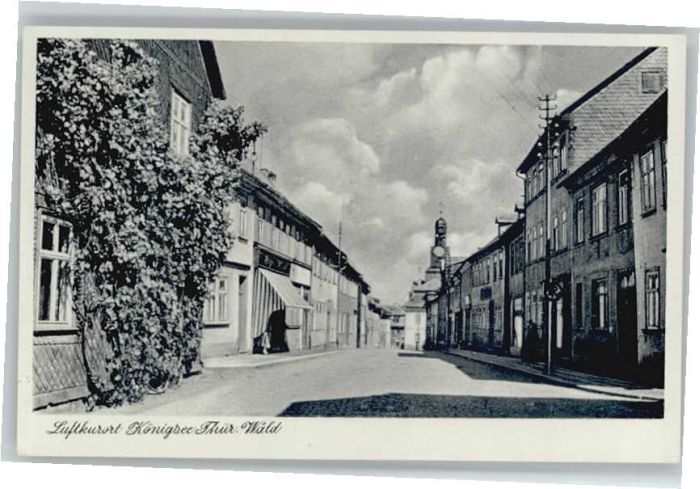 Koenigsee Thueringen Strassenansicht