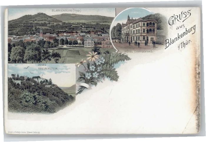 Bad Blankenburg Ruine Greifenstein Hotel Chrysopras