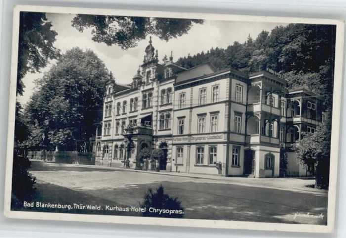 Bad Blankenburg Kurhaus Hotel Chrysopras