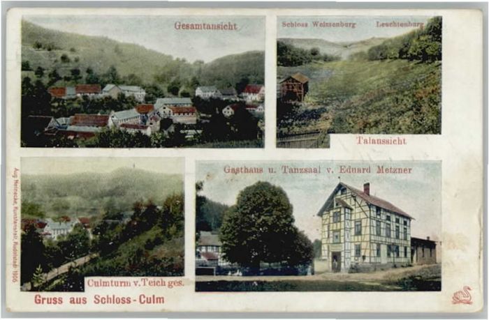 Schlosskulm Schloss Weissenburg Leuchtenburg Gastha