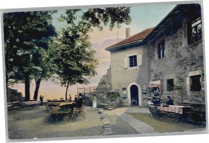 Bad Blankenburg Schwarzatal Ruine Greifenstein Burghof