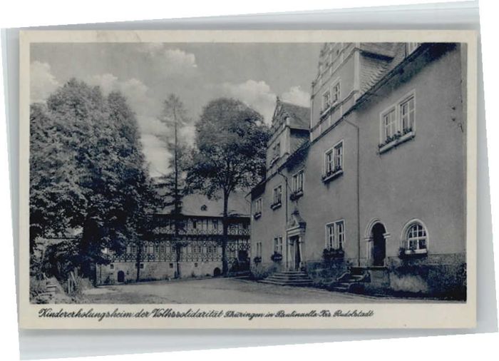 Paulinzella Kindererholungsheim der Volkssolidaritä