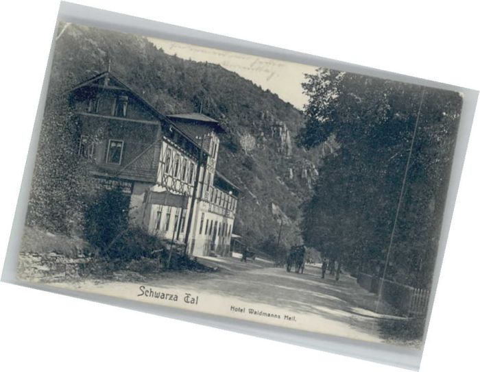 Bad Blankenburg [Stempelabschlag] Hotel Waidmannsheil