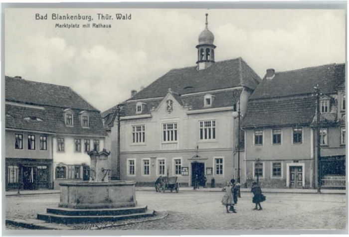 Bad Blankenburg Marktplatz Rathaus