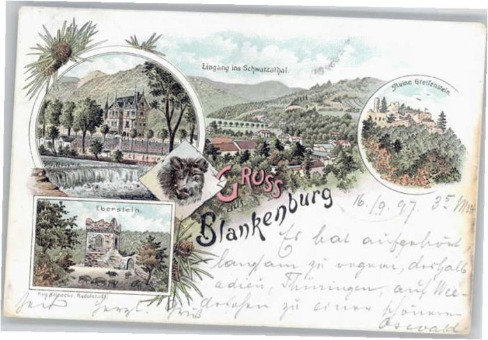 Bad Blankenburg Eberstein Ruine Greifenstein