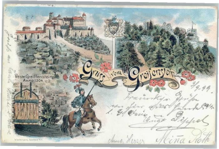 Bad Blankenburg [Stempelabschlag] Greifenstein Ritter