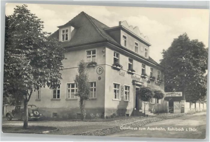 Rohrbach Saalfeld Gasthaus zum Auerhahn