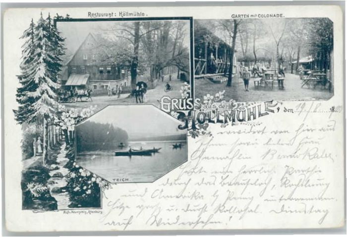 Altenburg Thueringen Verlag Rich. Hauenstein] Restaurant Höl