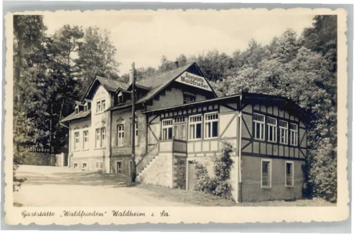 Waldheim Sachsen Gaststätte Waldfrieden