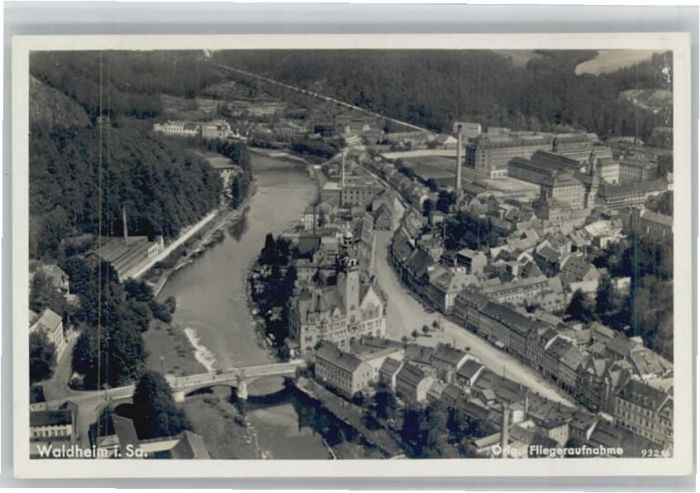 Waldheim Sachsen Fliegeraufnahme