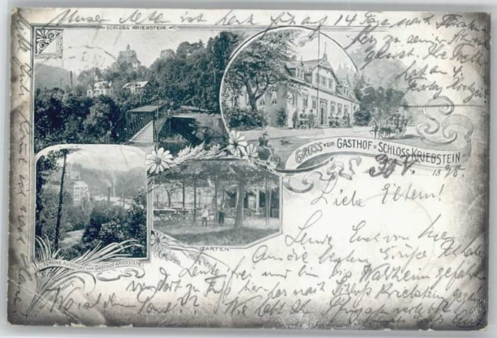 Waldheim Sachsen Gasthof Schloss Kriebstein