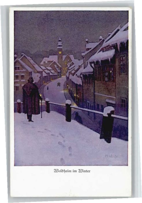 Waldheim Sachsen Künstler M. Würftel *