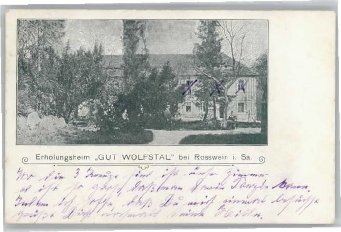 Rosswein Erholungsheim Gut Wolfstal
