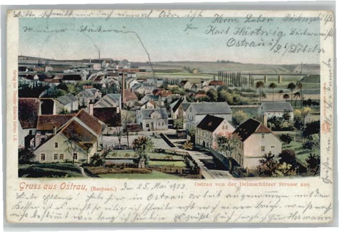 Ostrau Sachsen Delmschützer Strasse