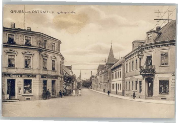 Ostrau Sachsen Hauptstrasse
