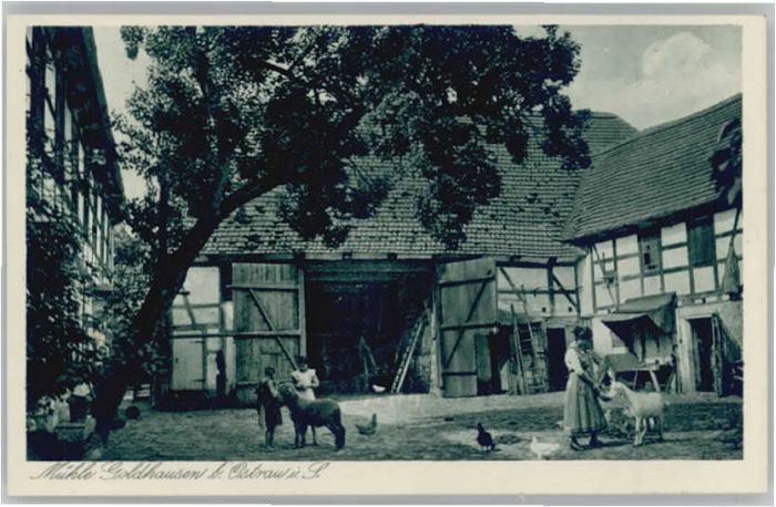 Ostrau Sachsen Mühle Goldhausen