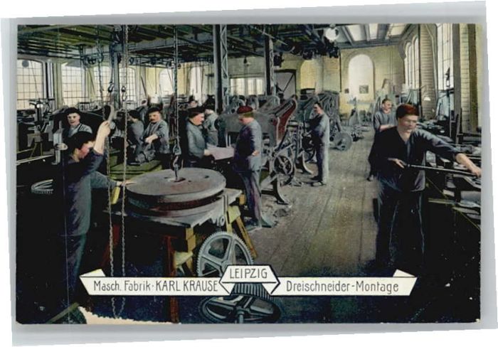 Leipzig Maschinenfabrik Karl Krause Dreischneid