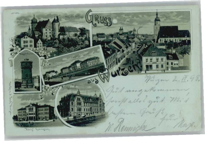 Wurzen Sachsen Wurzen Schloss Wasserturm Kaserne Schul