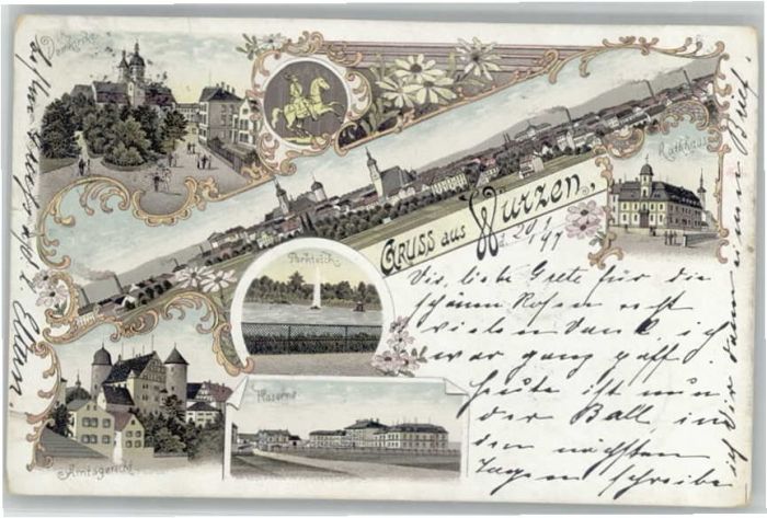 Wurzen Sachsen Wurzen Rathaus Domkirche Kaserne Amtsge