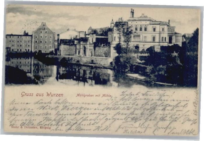 Wurzen Sachsen Wurzen Mühle Mühlgraben x
