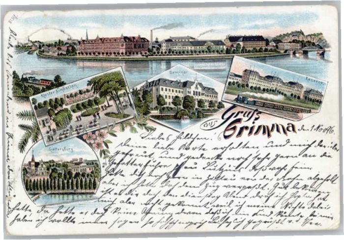 Grimma Kloster Nimbschen Seminar Kaserne Gatte