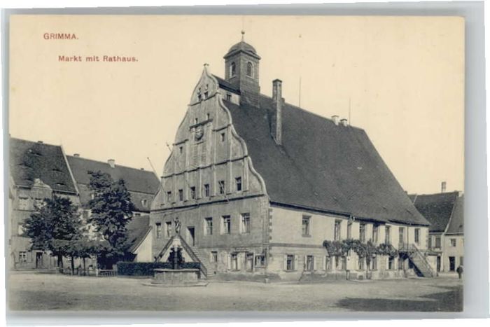 Grimma Markt Rathaus