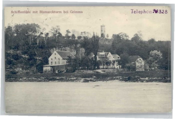 Grimma Schiffsmühle Bismarckturm