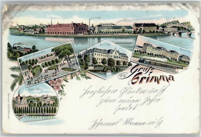 Grimma Kloster Nimbschen Seminar Kaserne Gatte