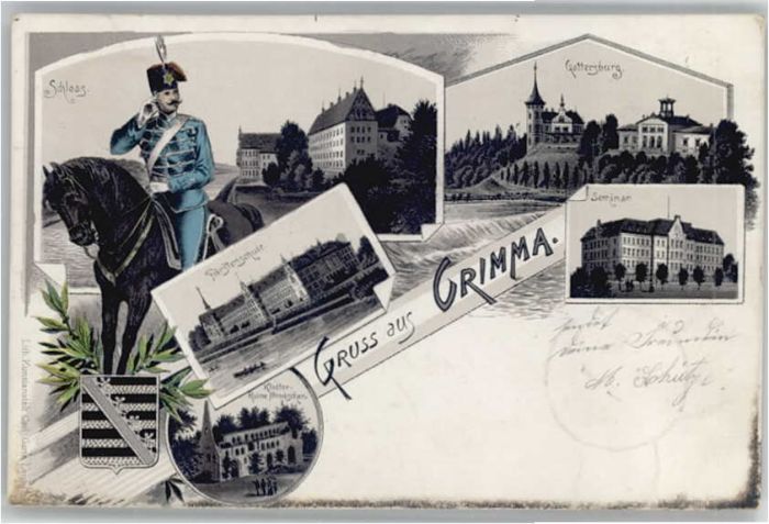 Grimma Soldat Schloss Fürstenschule Gattersbur